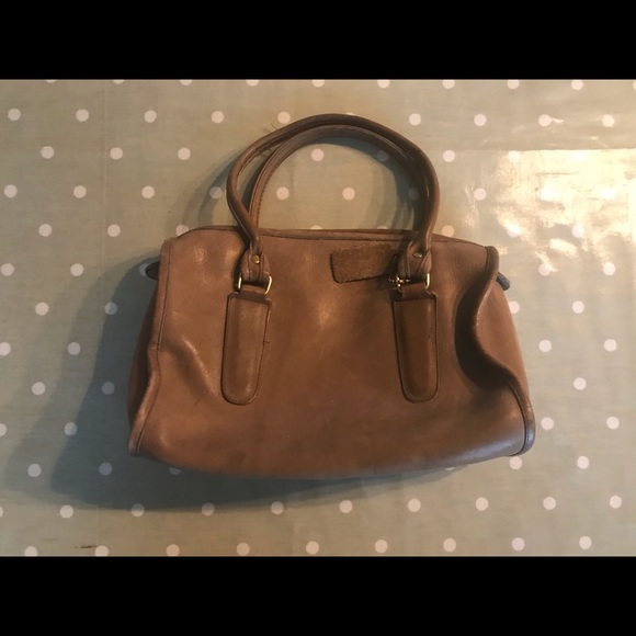 Brown leather Coach handbag. - Picture 4 of 5